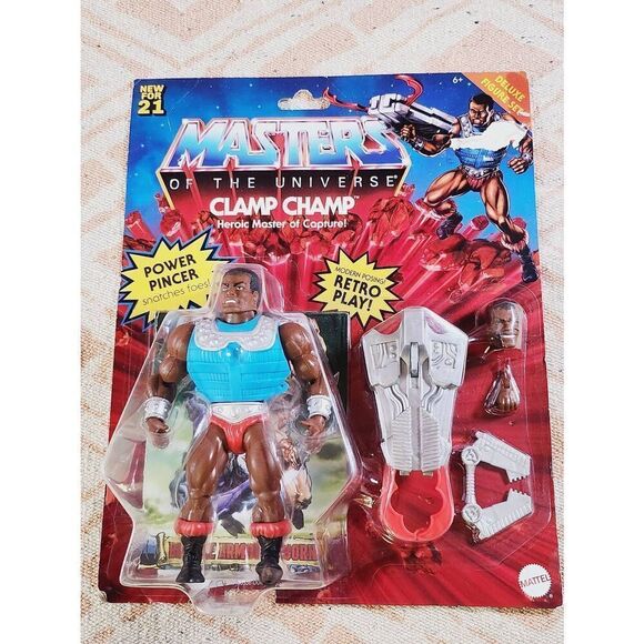 Masters of The Universe Clamp Champ Retro Play Action Figure #A66 - Picture 2 of 4